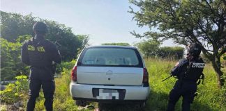 Policía Morelia recupera auto con reporte de robo en la colonia Satélite