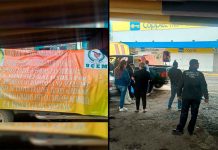 Clientes protestan por altos cobros de crédito frente a Coppel de Tres Puentes