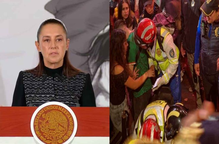 Sheinbaum lamenta la muerte de tres personas durante los festejos por el triunfo de México y ofrece apoyo a las familias