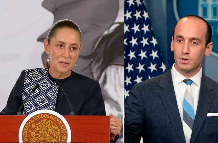 Sheinbaum responde a Stephen Miller: “En México gobierna el pueblo, no los cárteles”