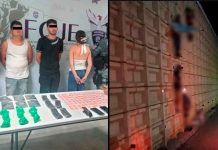 #VIDEO // Caen una adolescente y 2 sujetos por los cuerpos colgados de un puente vehicular en Zacatecas
