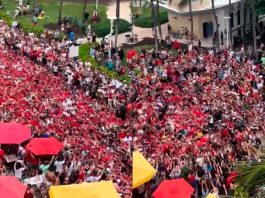 #VIDEO // Vikingos al ataque: Aficionados de Noruega toman Miami Beach previo al duelo contra Inglaterra