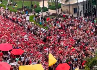 #VIDEO // Vikingos al ataque: Aficionados de Noruega toman Miami Beach previo al duelo contra Inglaterra