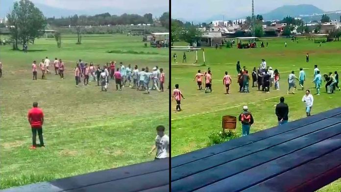 violencia-batalla-campal-liga-municipal-futbol-morelia