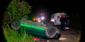 Volcadura automovilística en la carretera Zitácuaro-Toluca deja un muerto y dos heridos