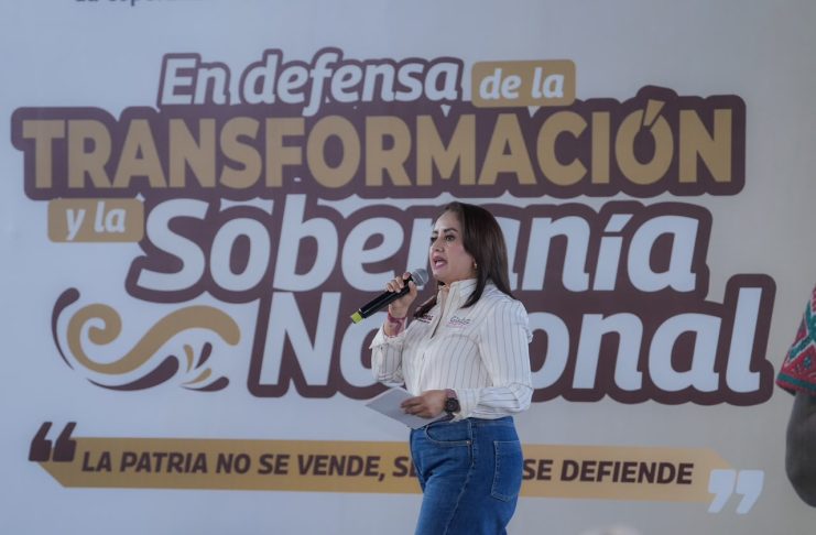 Gladyz Butanda recoge propuestas de productores michoacanos para consolidar la 4T en el campo