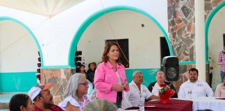 Productores de Nochebuena y Fabiola Alanís unen esfuerzos para fortalecer esta cadena productiva en Michoacán