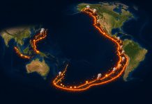 ¿Qué es el Cinturón de Fuego del Pacífico y por qué ocurre ahí el 90% de los terremotos del mundo?