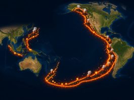 ¿Qué es el Cinturón de Fuego del Pacífico y por qué ocurre ahí el 90% de los terremotos del mundo?