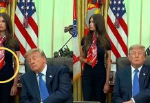 #VIDEO // ¿Se quedó dormido Trump? Momento en la Casa Blanca desata burlas y se vuelve viral