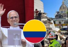 El papa León XIV extiende una mano a Colombia tras el terremoto