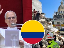 El papa León XIV extiende una mano a Colombia tras el terremoto