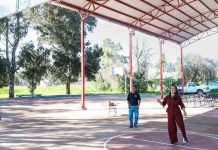 Moni Valdez fortalece espacios deportivos en escuelas y comunidades de Zacapu
