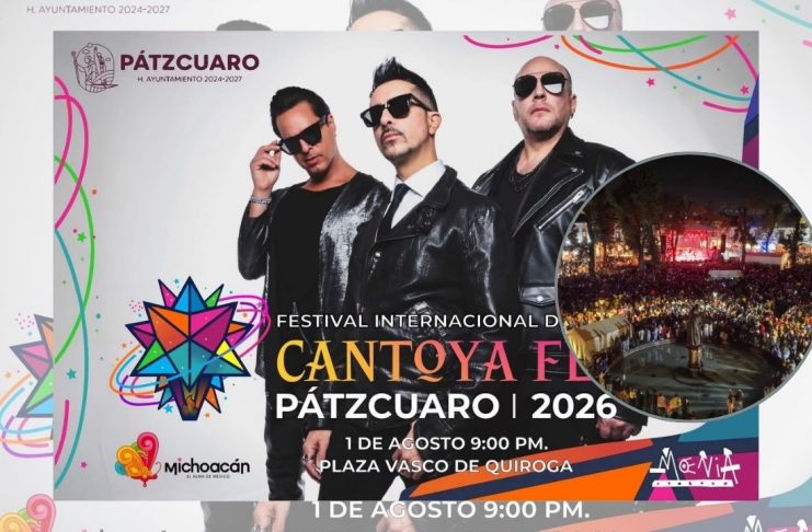 Con un concierto estelar, Moenia llega esta noche al Cantoya Fest 2026 en Pátzcuaro