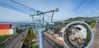 Inicia colocación del cable portador-tractor del Teleférico de Morelia