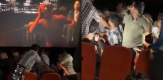 #VIDEO //Spoilers, gritos y golpes: el estreno de Spider-Man terminó en caos