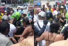 #VIDEO // Turistas enfrentan a hombre señalado por presunto abus0 a menores