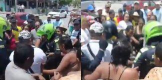 #VIDEO // Turistas enfrentan a hombre señalado por presunto abus0 a menores