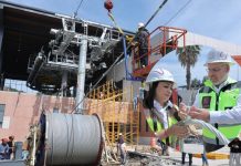Avanza teleférico de Morelia al 72%, inician colocación de 7 km de cable portador: Bedolla