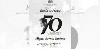 El Festival de Música de Morelia presenta el Festival Homenaje por el 70 Aniversario Luctuoso de Miguel Bernal Jiménez