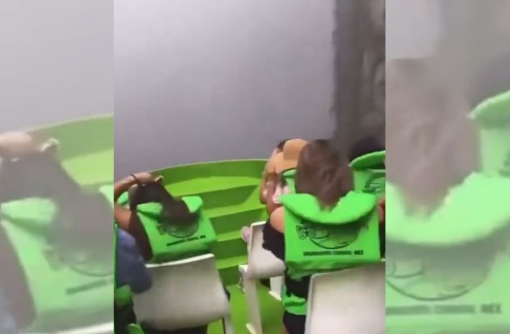 #VIDEO // Turistas enfrentan fuerte lluvia y niebla durante recorrido por el Cañón del Sumidero