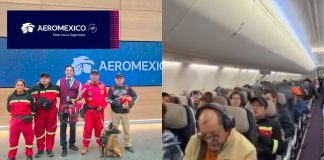 #VIDEO // Aeroméxico facilita traslado de brigada K-9 mexicana a Colombia