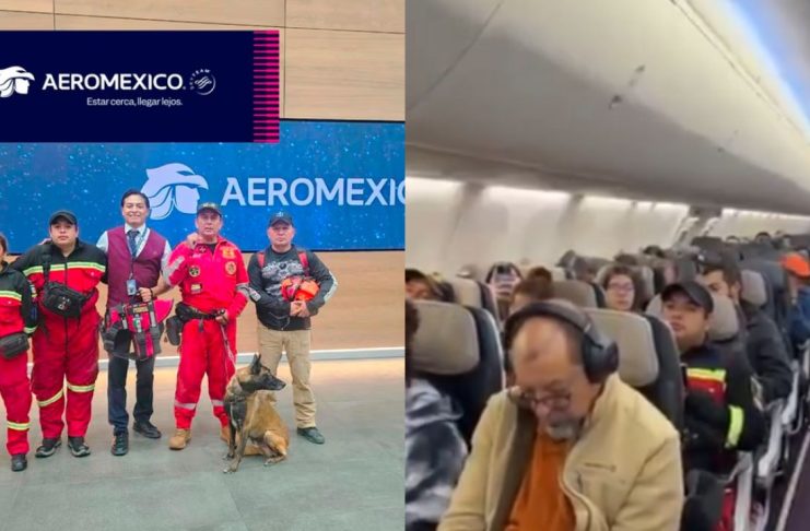 #VIDEO // Aeroméxico facilita traslado de brigada K-9 mexicana a Colombia