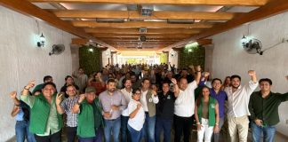 Refrenda Ernesto Núñez crecimiento del PVEM en Tierra Caliente durante gira por Apatzingán y Buenavista