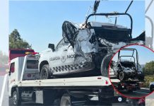 Muere elemento de la Guardia Nacional tras ser embestida su unidad por un tráiler en Contepec