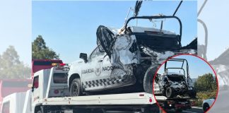 Muere elemento de la Guardia Nacional tras ser embestida su unidad por un tráiler en Contepec