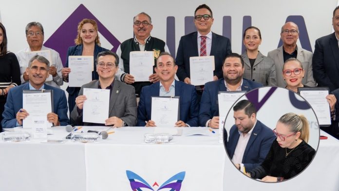 Red Juntos por Michoacán firma convenio educativo con Semigrante