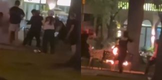 ¡Celebración terminó en susto! Hombre envuelto en llamas durante festejos en Vietnam