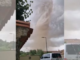 #VIDEO // Tornado golpea el sur de Francia y deja una estela de destrucción