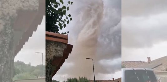 #VIDEO // Tornado golpea el sur de Francia y deja una estela de destrucción