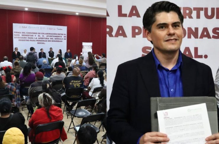 Ayuntamiento de Zitácuaro e IMSS-Bienestar acercan registro de salud a personas sin seguridad social