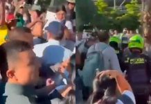 #VIDEO // Alcalde de Cali es atacado a pedradas tras fuerte terremoto