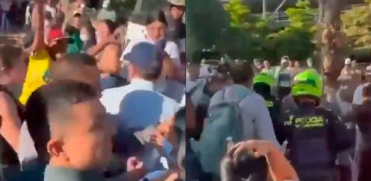 #VIDEO // Alcalde de Cali es atacado a pedradas tras fuerte terremoto
