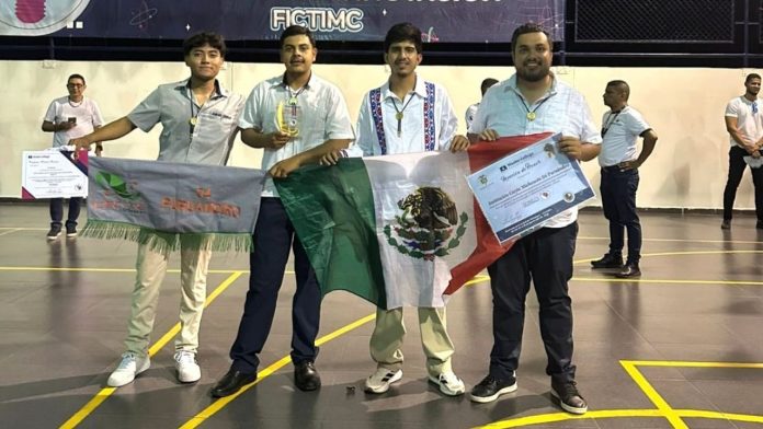 Estudiantes del Cecytem ganan primer lugar en feria internacional de ciencia