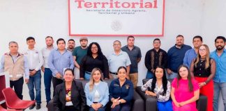 Dayana Pérez da seguimiento al Programa de Vivienda para el Bienestar en Salvador Escalante