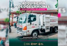 Dayana Pérez fortalece el servicio de limpieza con nuevos camiones recolectores en Salvador Escalante