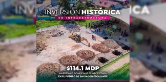 Dayana Pérez impulsa infraestructura con inversión histórica de 114.1 millones de pesos en Salvador Escalante