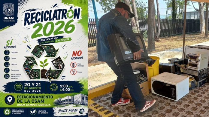 UNAM Morelia abre sus puertas al Reciclatrón 2026
