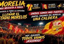 El Atlético Morelia hace un llamado histórico a su afición para “llenar el coloso del Quinceo” en busca del ascenso