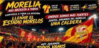 El Atlético Morelia hace un llamado histórico a su afición para “llenar el coloso del Quinceo” en busca del ascenso