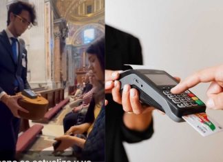 #Video // El Vaticano implementa cobros electrónicos para las colectas en las misas