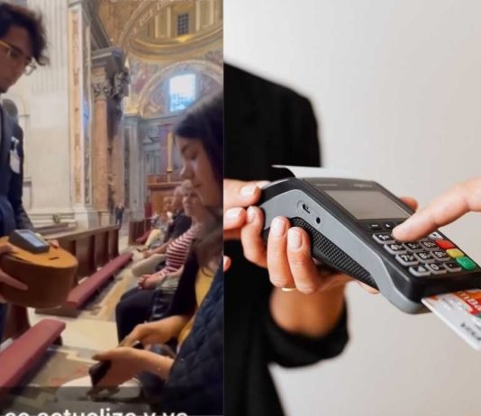 #Video // El Vaticano implementa cobros electrónicos para las colectas en las misas