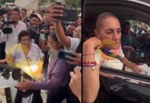 #Video // “Yo no te doy la mano” Mujer intercepta camioneta de Sheinbaum y le exige resolver conflicto por un terreno