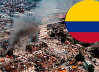 Sube a 294 los fallecidos por sismo de 7.4 en Colombia