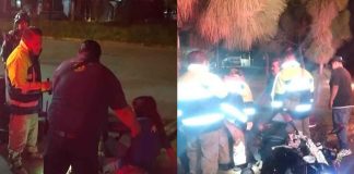 Dos motociclistas lesionados en accidente, sobre el Paseo de la Revolución de Uruapan