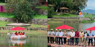 ¡Adiós Xochimilco, hola Pátzcuaro! Estrenan balsas eléctricas flotantes